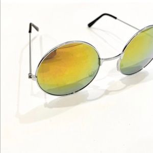 90s circle mirror sunglasses